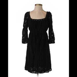 Laundry by Design Black lace dress, small